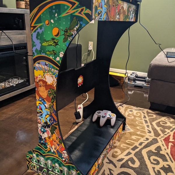 Mame Multicade Classics Side Art Arcade Cabinet Graphics Decals ...