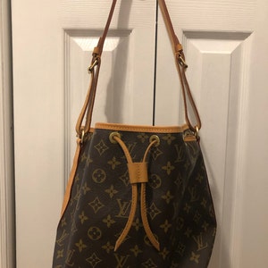 Louis Vuitton LV Drawstring Replacement With Cinch for Noe Bucket Bags and  More Genuine Leather Choose Color & Length 