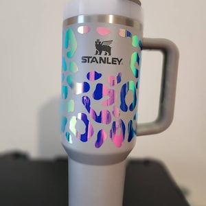 40oz Stanley Leopard Tumbler Wrap Png Graphic by SparkyDesignsUS · Creative  Fabrica