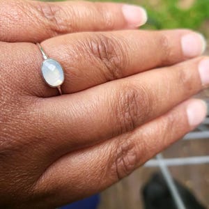 Customer photo from Letitia Phill, Rainbow Moonstone Ring in for Women, June Birthstone