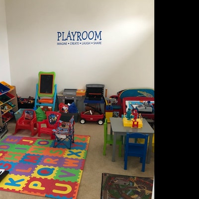 Playroom Decal Imagine Create Laugh Share