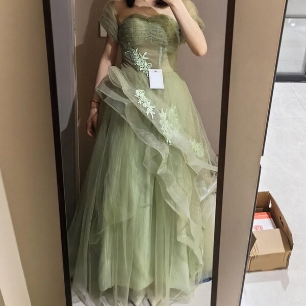 Princess A Line Halter Pink Tulle Sequin Long Prom Dress, Evening Dress main image 0