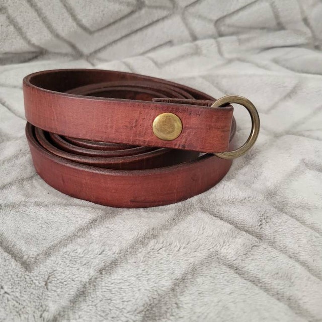 pm⭐︎leather ring belt Ring belt - Bard and Broad Store