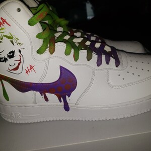 Custom Joker Nike Air Force 1s - Etsy