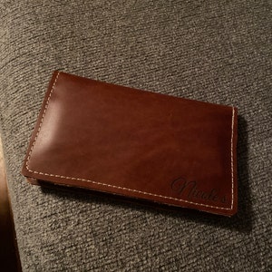 Leather Cash Envelope Wallet, Budget System, Cash Organizer, Long ...