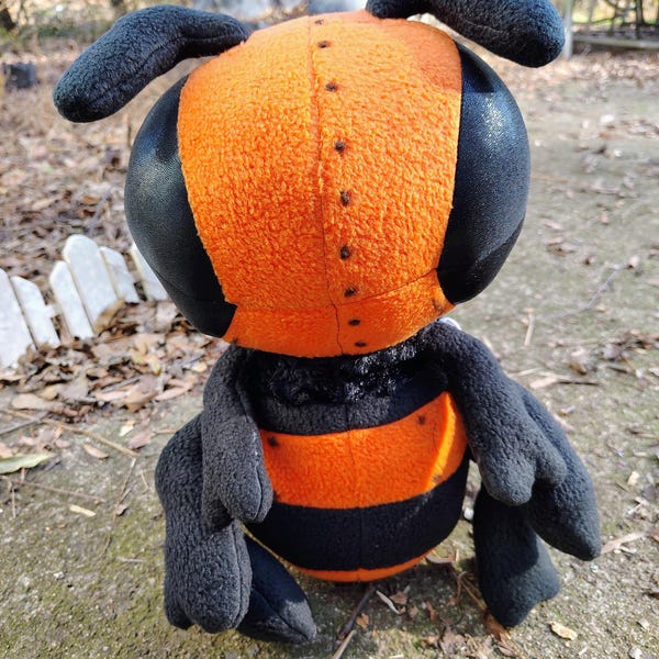 Bee Plushie Pattern PDF - Bee Stuffed Animal Pattern Sewing Pattern ...
