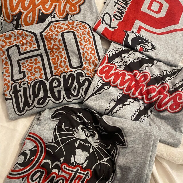 Tigers Sports Shirts, Sports T-shirt, High School Sports