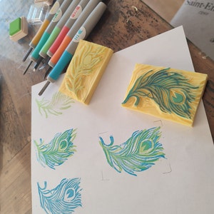 Hinodewashi Gouges HAN-3T Tools to Engrave Your Rubber | Etsy