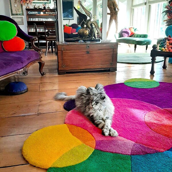 Uno Reverse Card Flame Handmade Thick Tufted Rugs , Uno Reverse Rugs ...