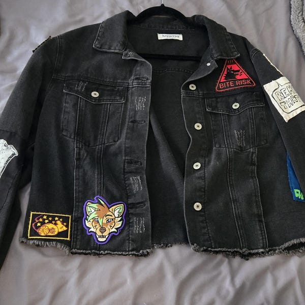 The Original; Bite Risk Patch (sew On) - Etsy