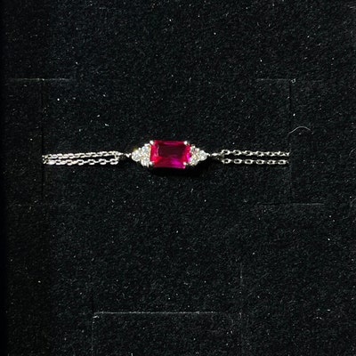 Ruby Bracelet, July Birthstone, Gemstone Bracelet, Birthstone Bracelet ...