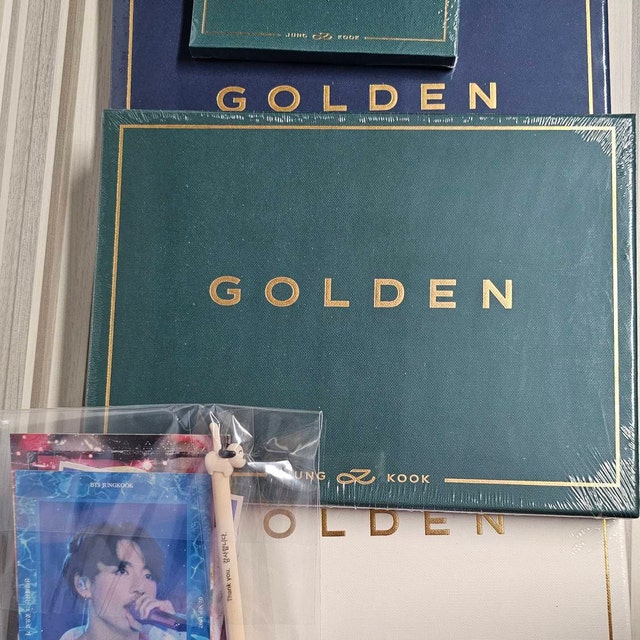 BTS Jungkook Golden Album Set + Weverse Ver, Kpop Solo Album