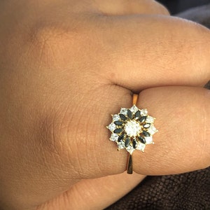 Six Set of Stackable/stacking Rings in Cubic Zircon & Sterling | Etsy