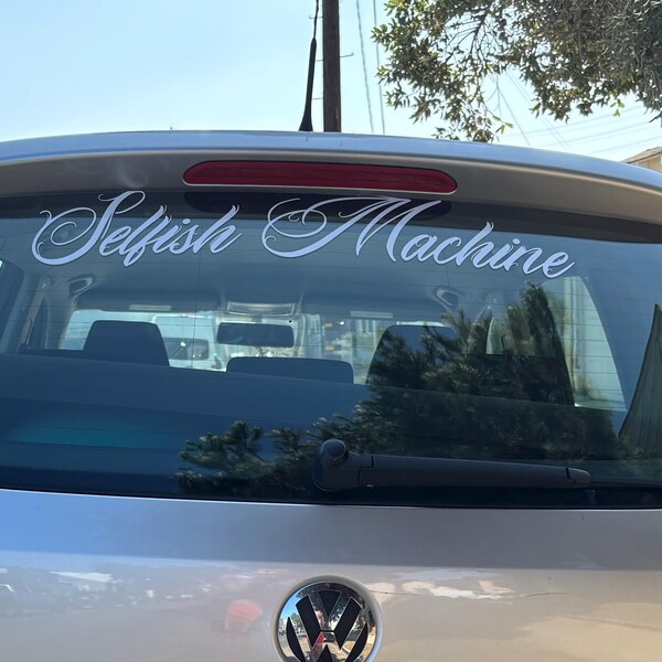 Custom Vinyl Lettering Decal: Personalized Car, Truck, Window Sticker ...