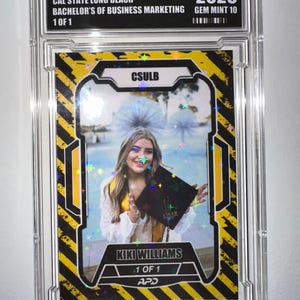 Custom Sports Card for Kids, Custom Sport Card, Custom Slabcase Trading Card, Baseball,Soccer, Hockey, Football, Basketball, Sport Card Kids
