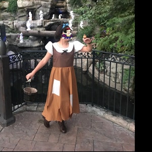 snow white rag dress