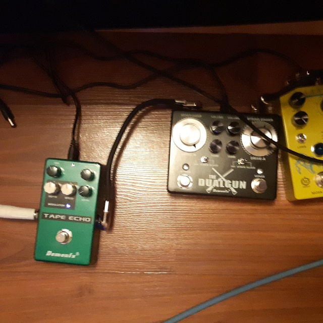 Demonfx DUALGUN ギターエフェクター DemonFx The Dual Gun Overdrive Electric Guitar Pedal
