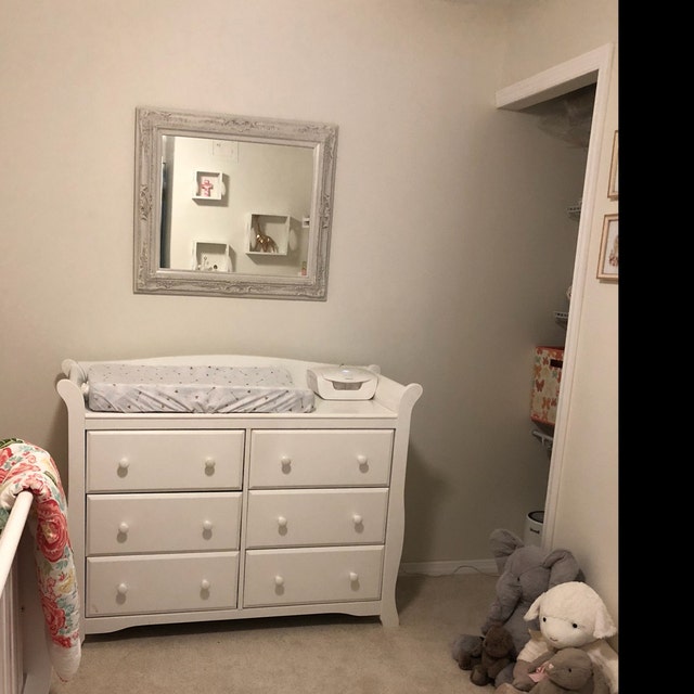 PINK NURSERY MIRROR Baby Girl Nursery Decor Baby Nursery Etsy