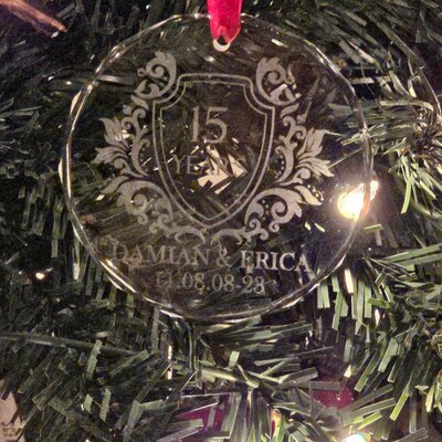 Personalized Angel Wings Memorial Keepsake Ornament Rear View - Etsy