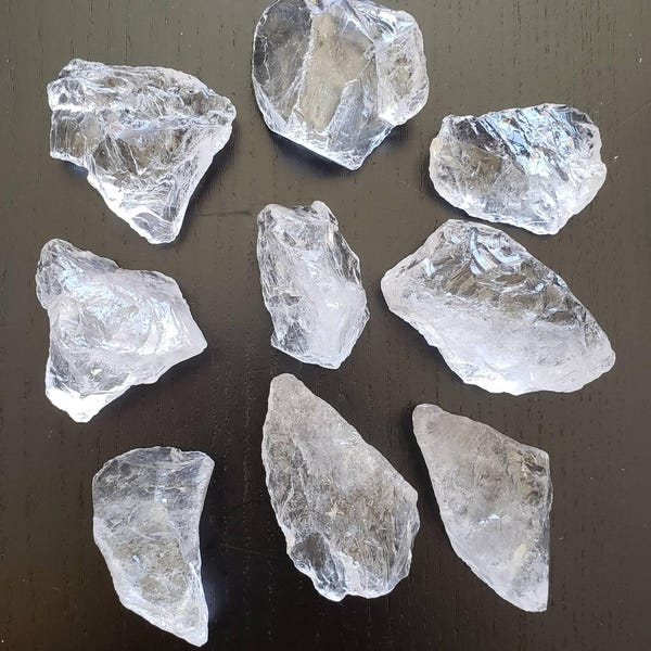 Raw Clear Quartz | Rough Clear Crystal Quartz Stones | Natural Clear ...