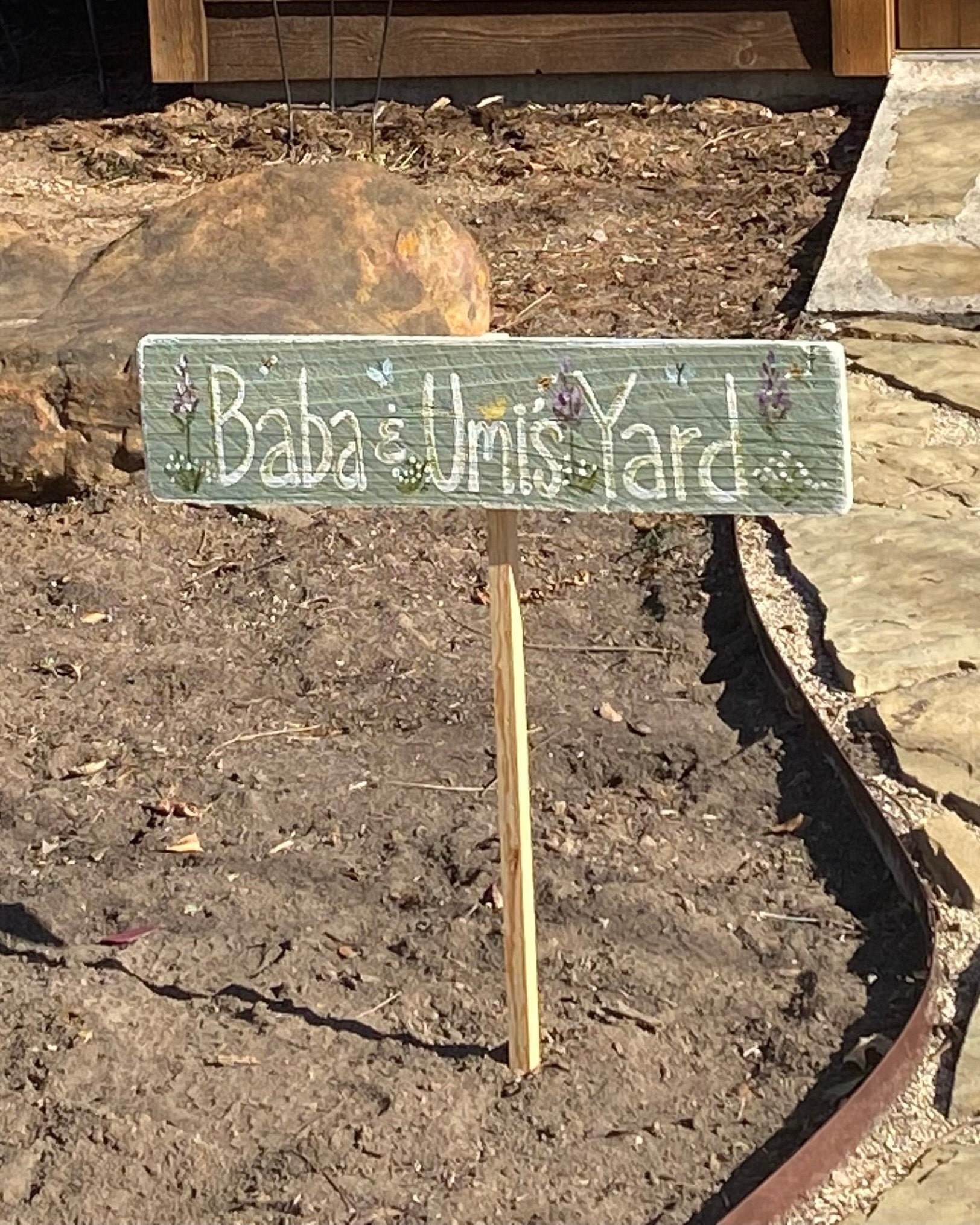 custom wood sign,garden sign personalized,wooden wall art,gardening gift for mom,outdoor sign,garden sign,birthday gift,personalized sign