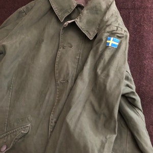 M59 Rare Swedish 60s/70s Olive Green Army Chore Worker Field