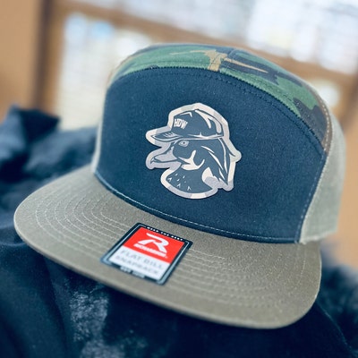HDW Rope Hats Old School Duck Camo With Brown Rope Mallard Drake PVC