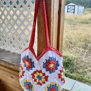 Crochet Bag Handmade Bag for Women Crochet Bag Flower -  Denmark