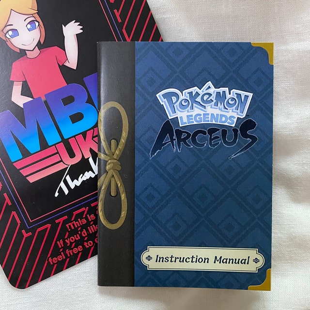 New 24pcs/set Pokemon Legend Arceus Permanent Manual Pikachu