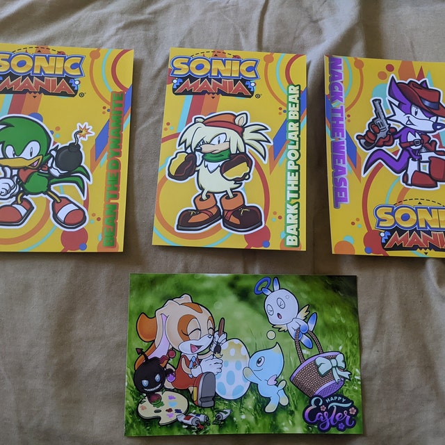 Sonic Mania Plus 4x6 Inch Glossy Prints SEGA 