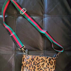 Black/red/green Strap for Handbags/purses Chic & 