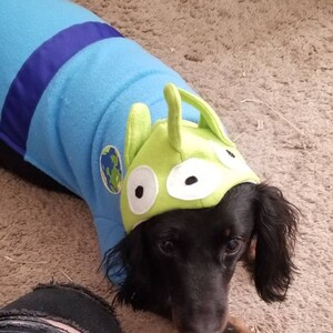Toy story alien dog top costume