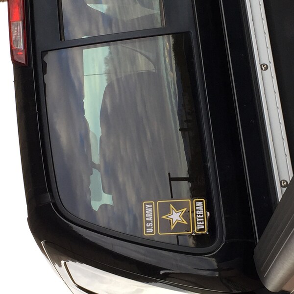 US Army RETIRED Emblem / PAIR / 6 Vinyl Vehicle Decal Military Window