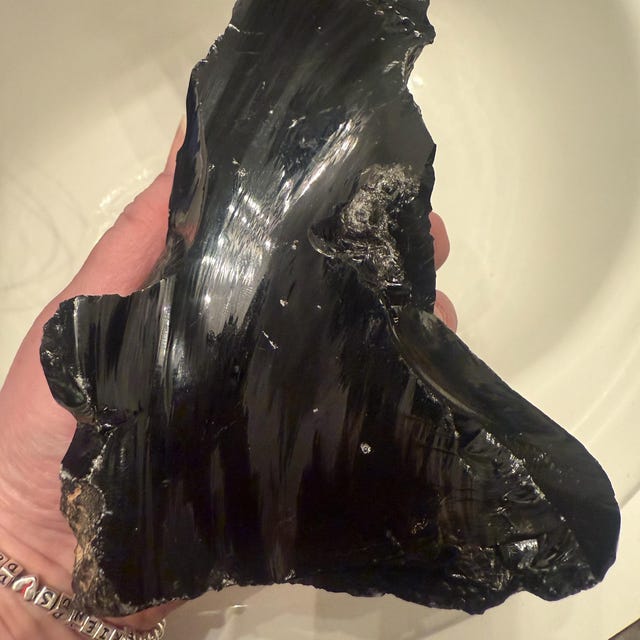 Pipa Di Quarzo E Ossidiana Nera Naturale - Cristallo Di Guarigione, Bacchetta In Pietra, Lgbcrystal