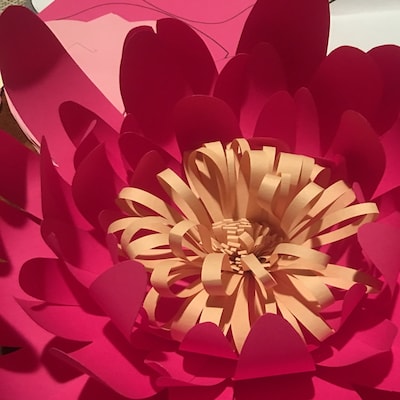 Printable Giant Flower Templates DIY Giant Paper Flowers PDF Flower ...