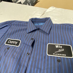 Custom Work Shirt Customized With Your Logo And Matching Name Etsy