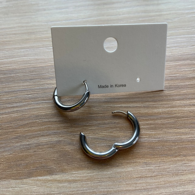 Bts Earrings Silver Ring Hoop Earrings 3mm Bold Silver Hoop