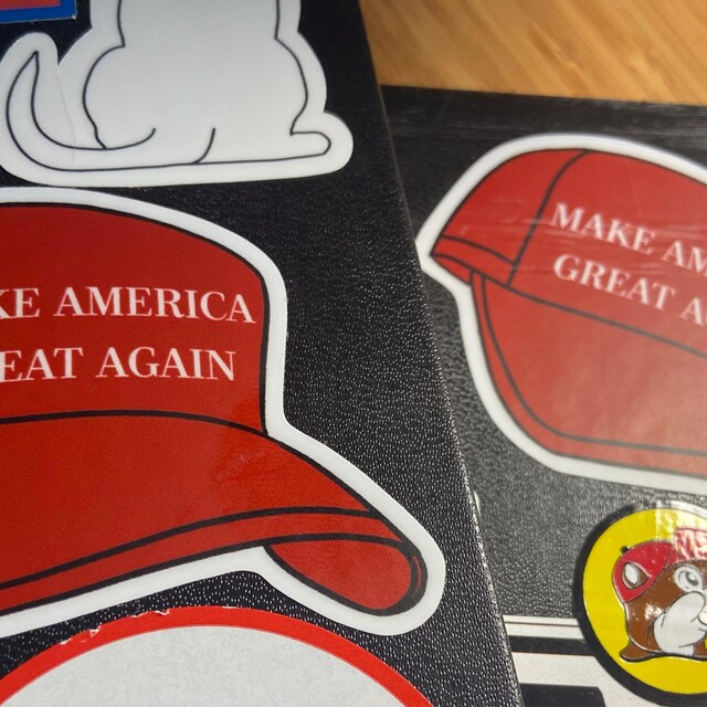 Small American Flag Sticker Mini Trump MAGA Sticker - 3