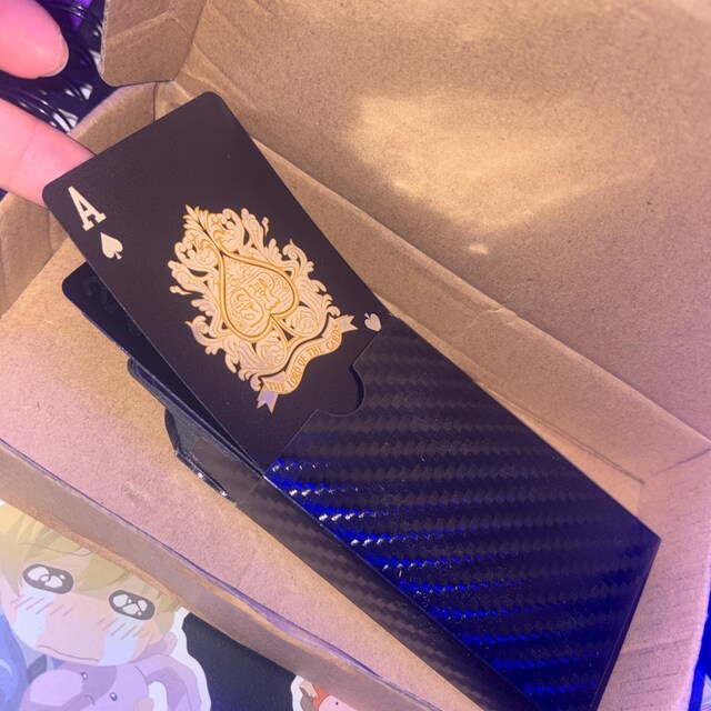 Pack De 2 Barajas De Cartas De Papel De Aluminio 24k – Impermeables Y Flexibles, Con Diseño De Diamantes, Ideales Para Magia Y Juegos