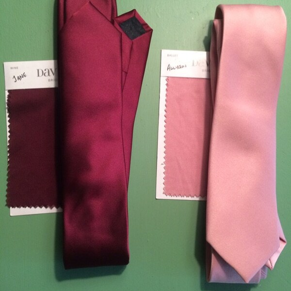dusty pink mens ties
