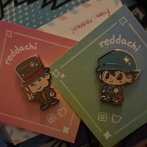 LIMITED ACNH Enamel Pins: Niko Sasha Shino - Etsy