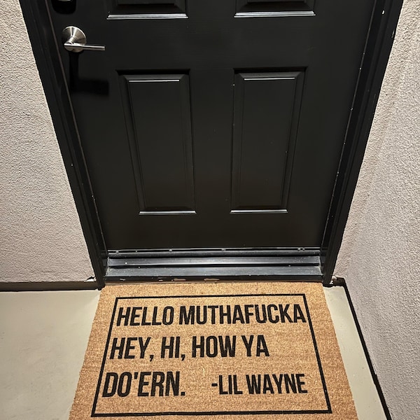 Lil Wayne Welcome Mat