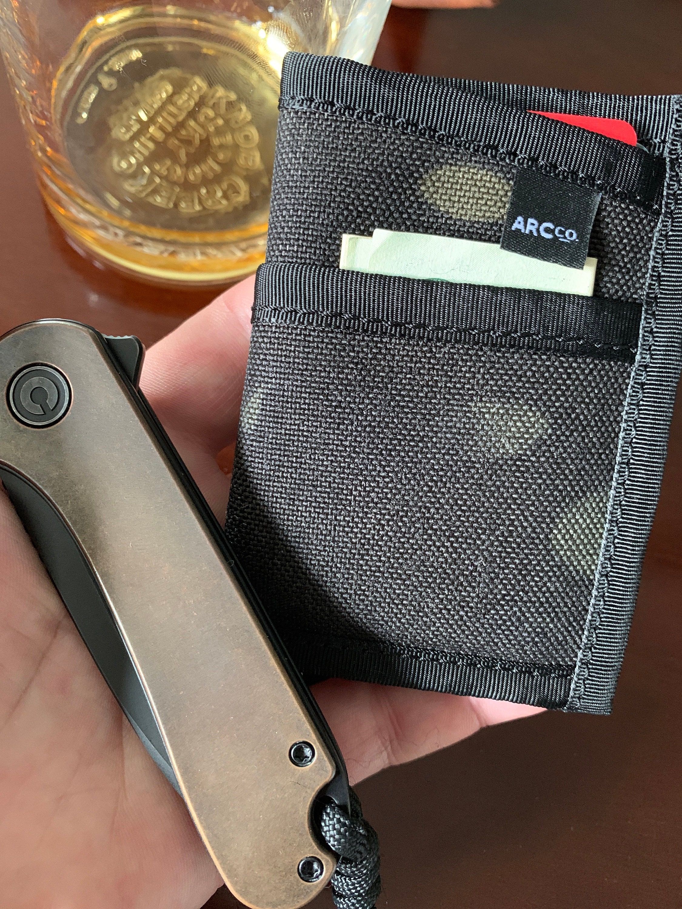 The Compass /Slim Card + Cash wallet