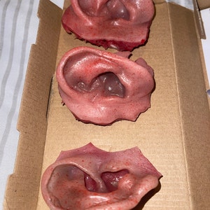 Severed Human Ear Prop Out of Silicone for Cosplay Halloween ...