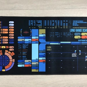 Sci-fi Control Console Display Desk Mat Extra Large Mouse - Etsy