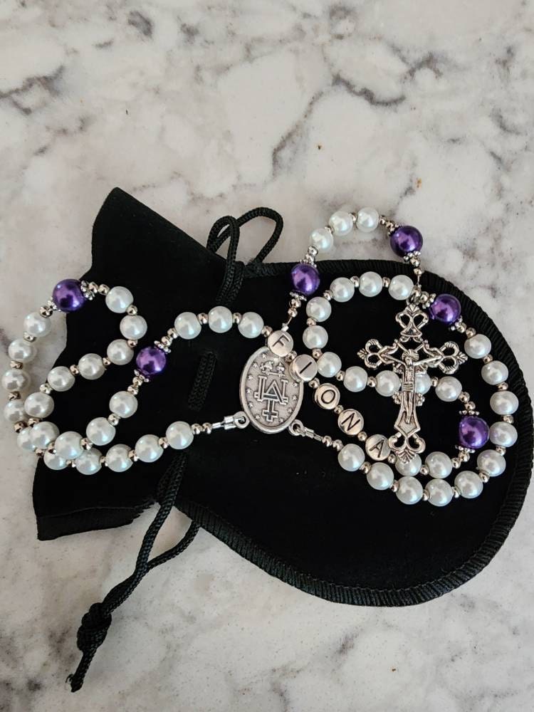 Personalized Rosary | Custom Rosary | Baptism Rosary | First Communion Rosary | Handmade Rosary |  Catholic Rosary