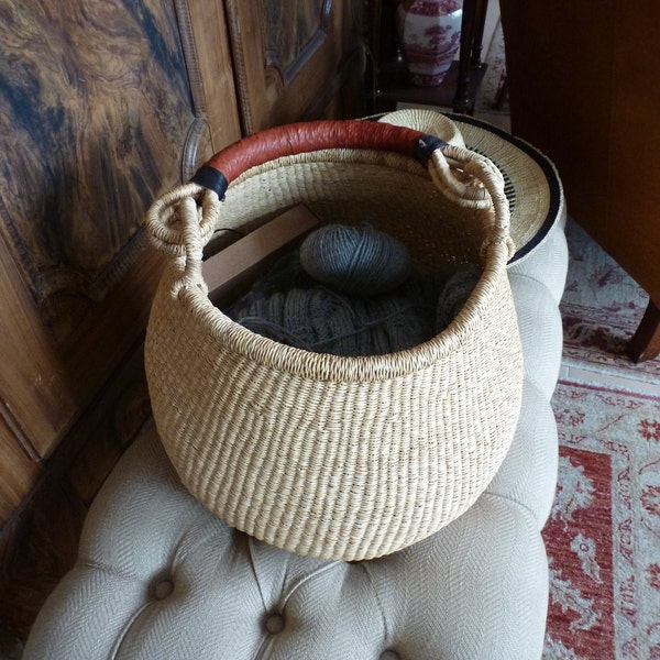 Handwoven Bolga Fan From Ghana Etsy