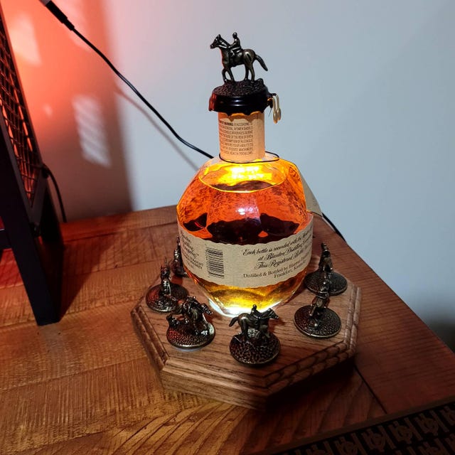 Blanton's Illuminated Bottle Display - Etsy