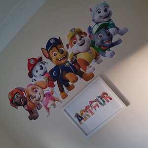 Paw Patrol Wall Sticker Group Wall Decal -  Denmark