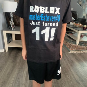 Roblox Personalized Gift Birthday Shirts Oof Etsy - roblox oof gifts and merchandise teeshirt21 custom t shirts printing